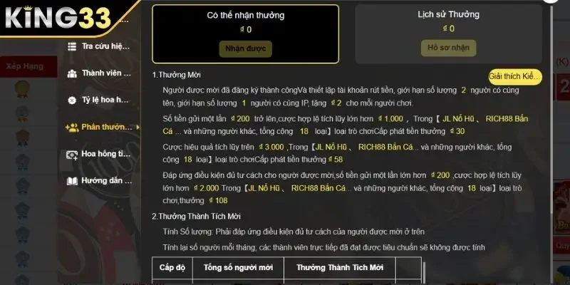 Hỗ trợ tối đa từ nhà cái